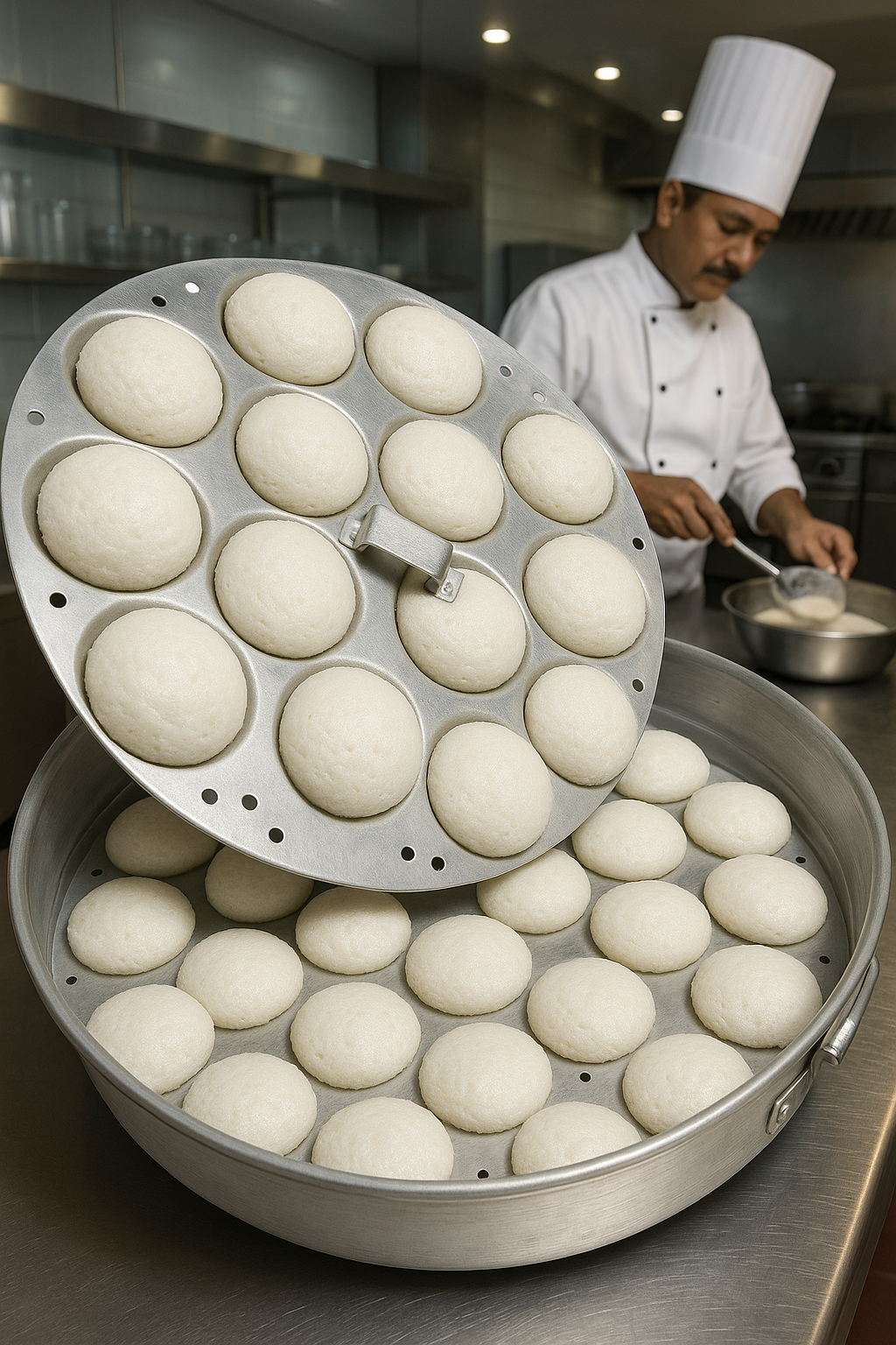 ALUMINIUM MINI IDLI STEAMER PANAI-12