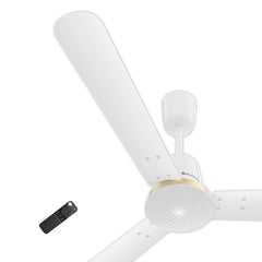 atomberg Ikano Stylique 1200mm BLDC Ceiling Fan with Remote | BEE 5-Star | Advance Air+ Technology | 235 CMM Air Delivery | Low Noise | 3 Year Warranty (Gloss White)
