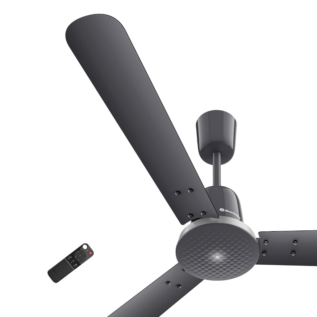 atomberg Ikano Stylique 1200mm BLDC Ceiling Fan with Remote | BEE 5-Star | Advance Air+ Technology | 235 CMM Air Delivery | Low Noise | 3 Year Warranty (Pebble Grey)