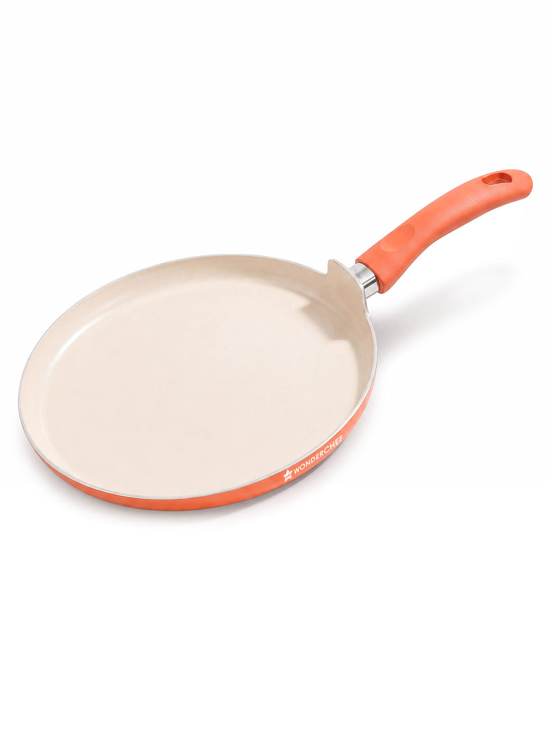 Wonderchef Natura Ceramic Dosa Tawa for Cooking, 28cm, Non-toxic Chemical-free Coating, PFOA/PFAS-Free, For Kitchen, Scr