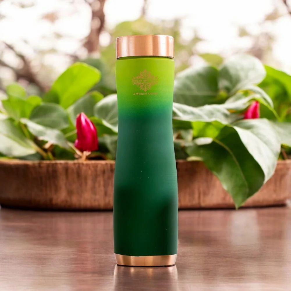 Personalized Copper Ombre Silk Finish Water Bottle