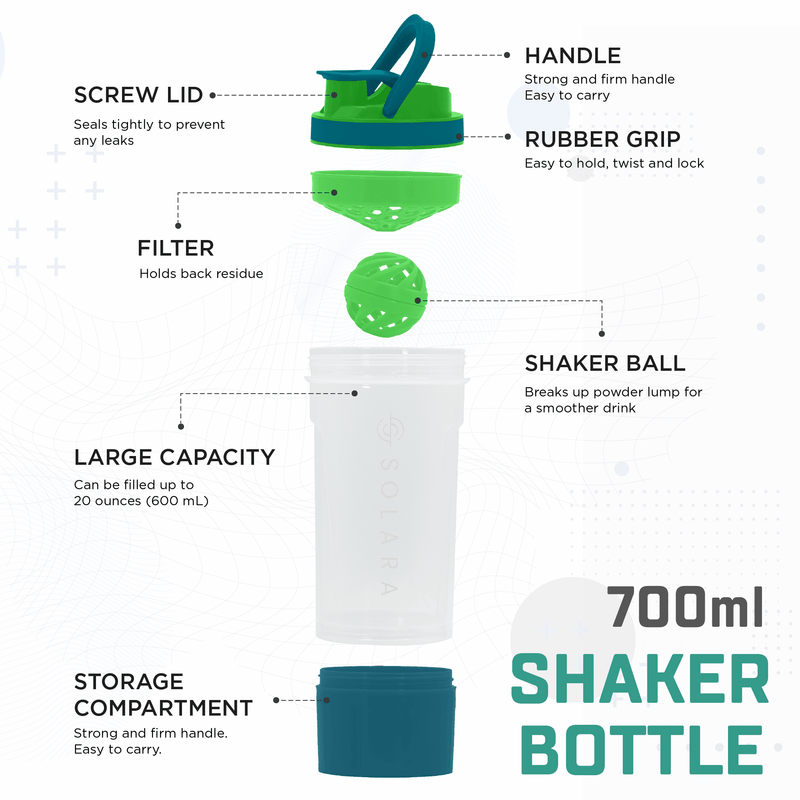 Protein Shaker Bottle -650 ML