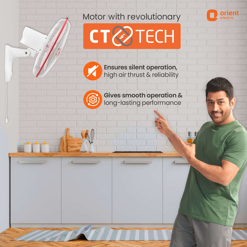 Wall 44 with CTX Technology Silent Wall Fan