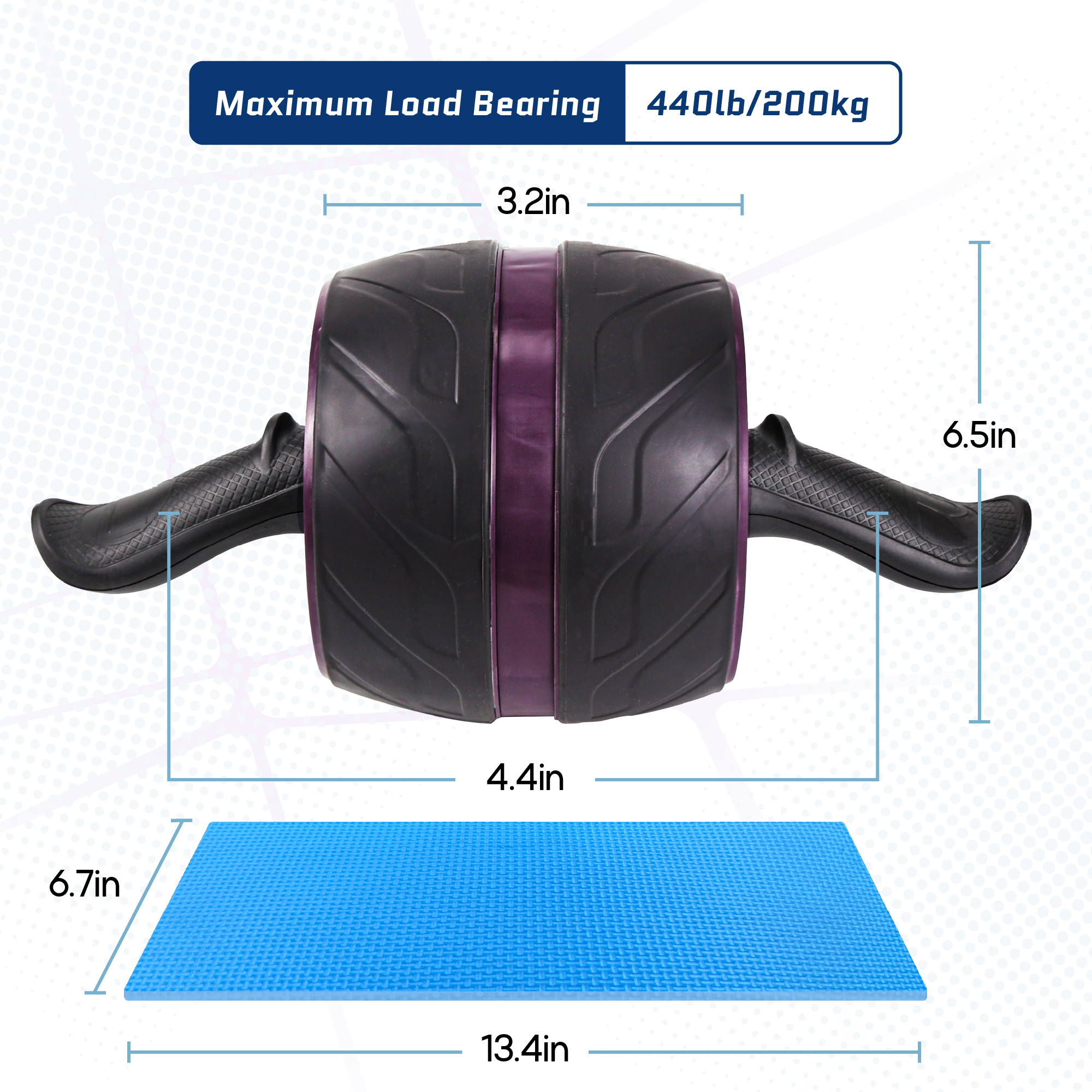 Ultra Wide Ab Roller