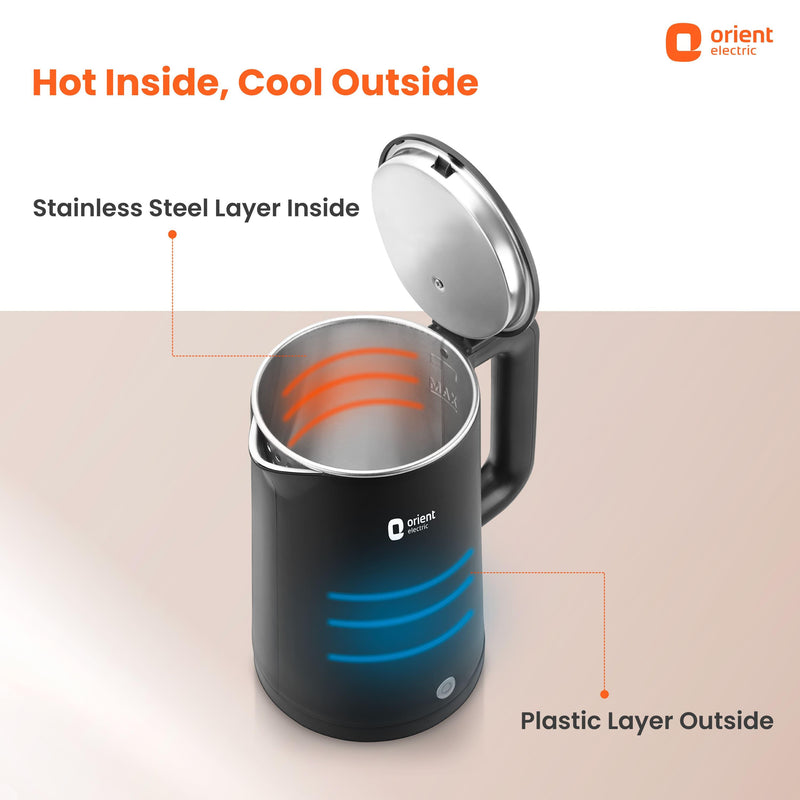 Durahot Electric Kettle | 1.5L | 1500W | 1-Year Warranty