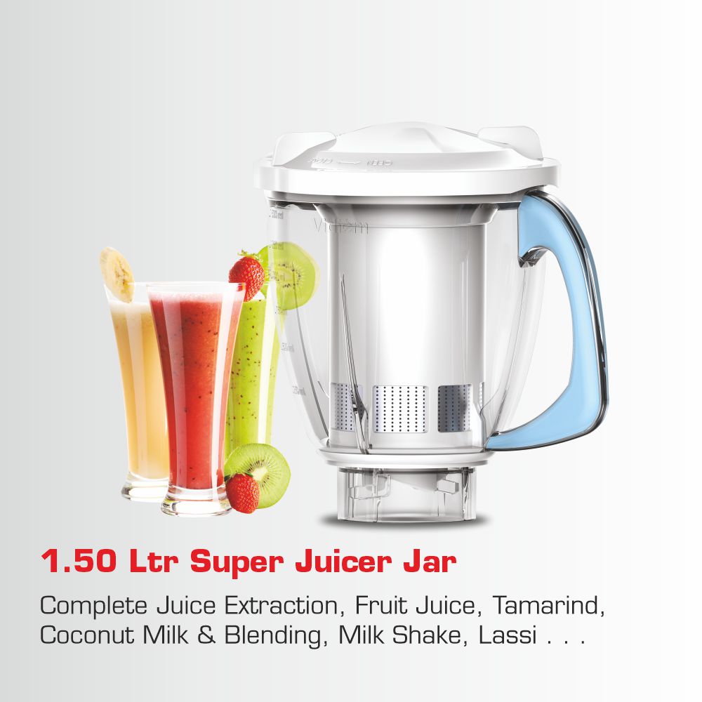 VIDIEM EVA SUPER BLU 750W MIXER GRINDER