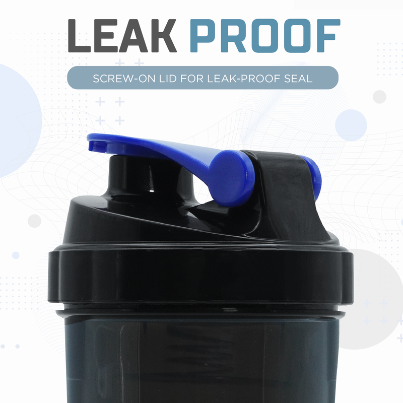 Protein Shaker Bottle with Spring Coil- 650 ML