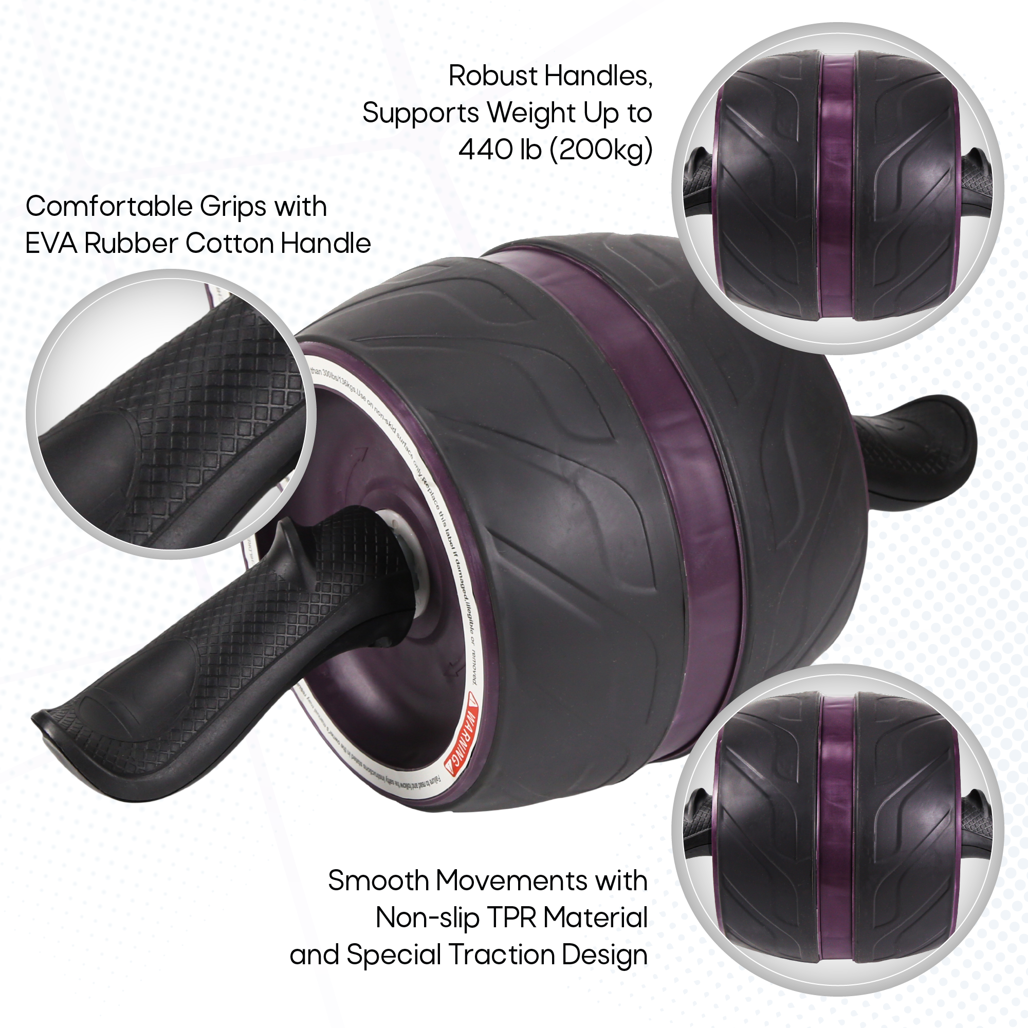 Ultra Wide Ab Roller