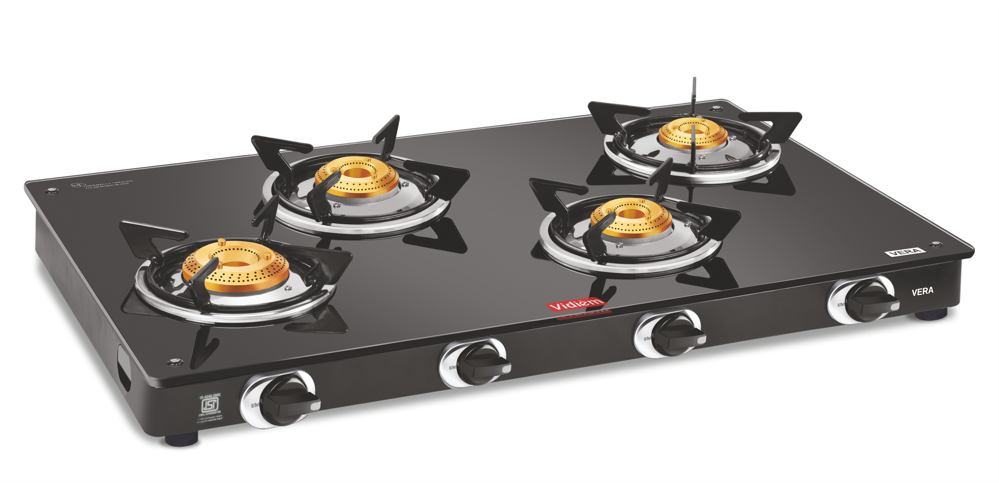 VERA 4Burner Gas Stove vidiem