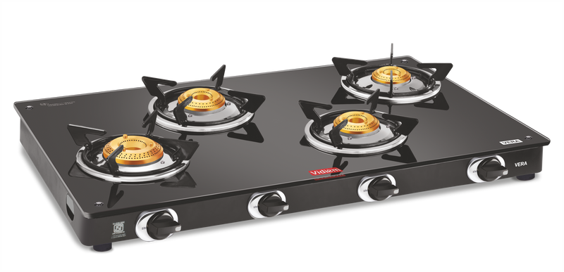 VERA 4Burner Gas Stove vidiem