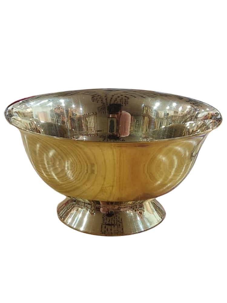 Handmade Brass Finger Bowl, Hammered Design, Serving Indian Food, Gift Decorative Bowl Dinnerware, 500 ML