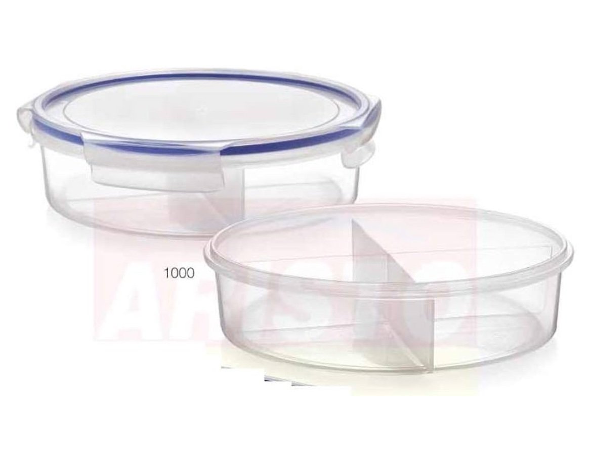 ARISTO- Lock & Fresh 1000 With Partition -Airtight Container