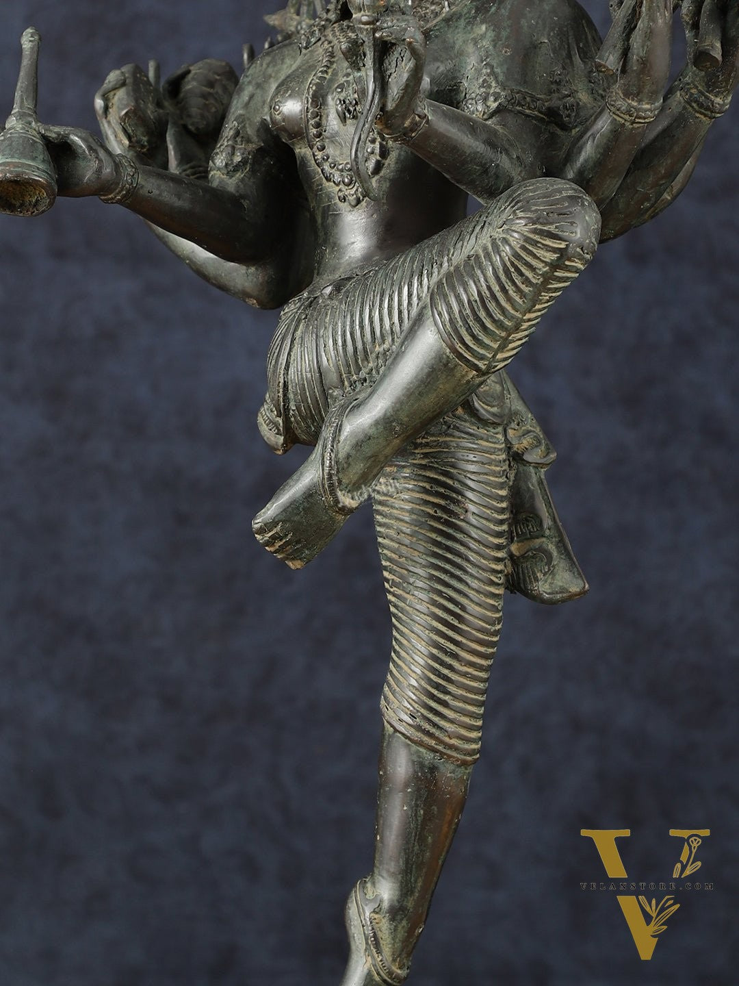 Indonesian Bronze Dancing Parvati Statue | Lost Wax Sculpture | 24"