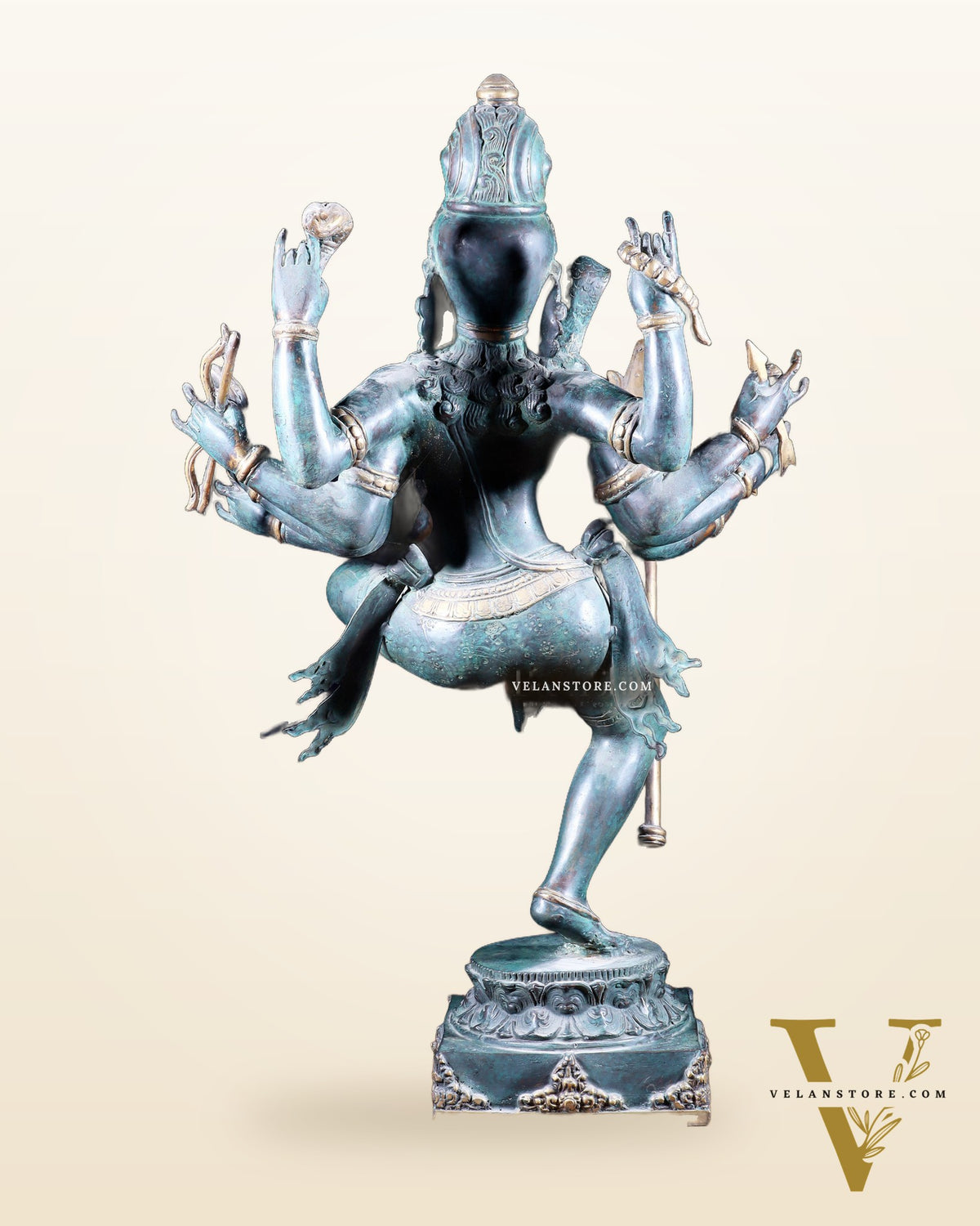 Indonesian Bronze Dancing Shiva Nataraja Sculpture – 24" Height
