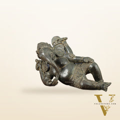 Indonesian Bronze Ganesha Sculpture | Lost Wax Casting 12" wide