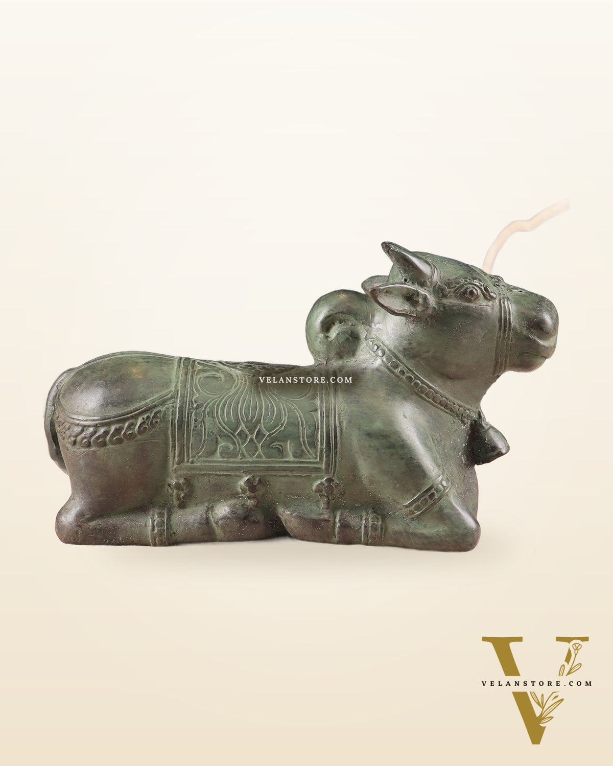 Indonesian Bronze Vintage Nandi Sculpture 8.5"