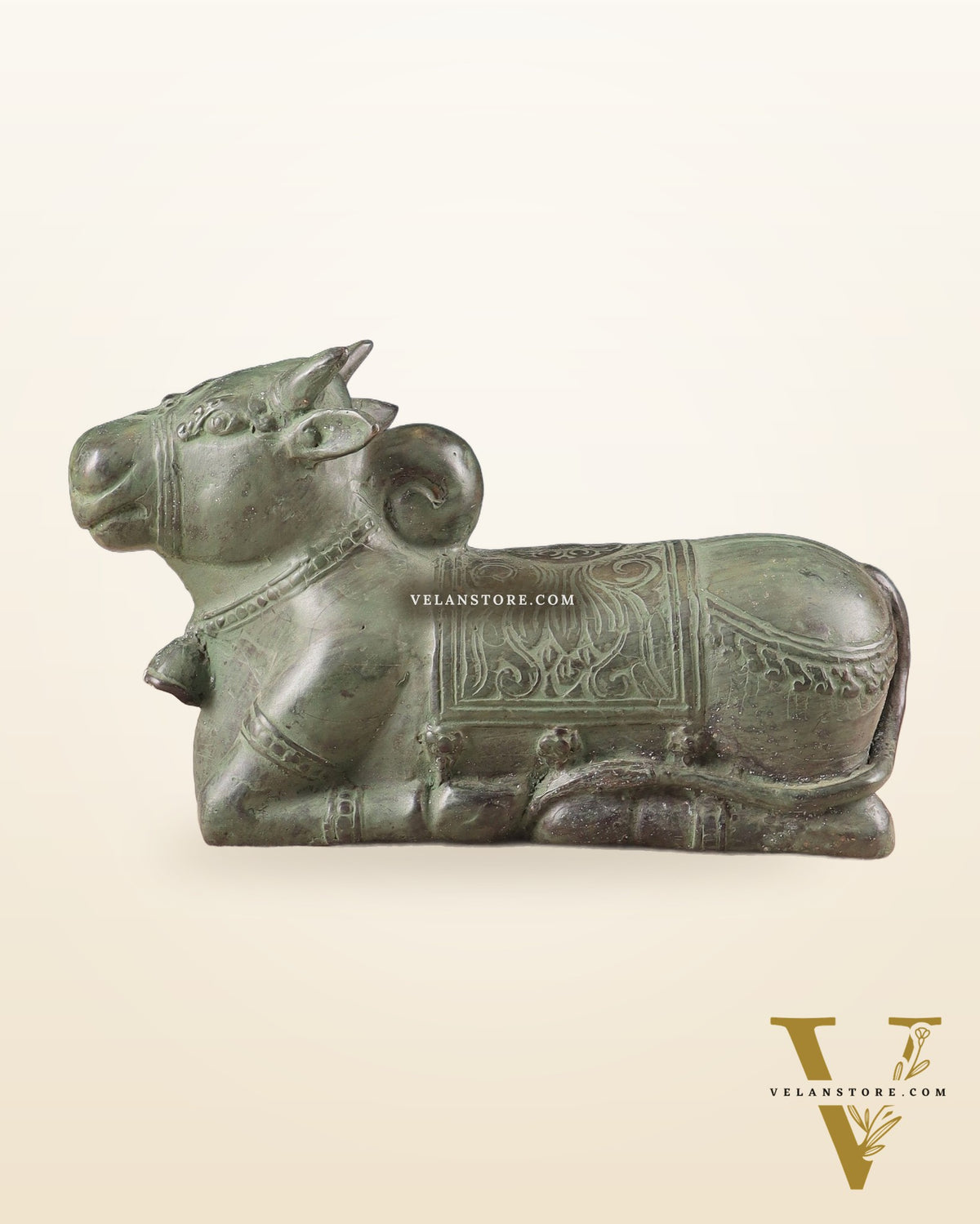 Indonesian Bronze Vintage Nandi Sculpture 8.5"