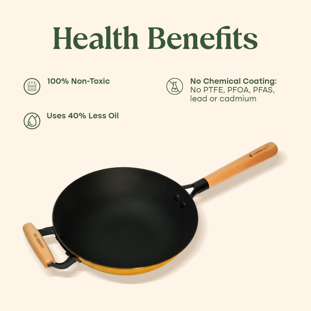 No. 10 Cast Iron Wok LITE (26cm)