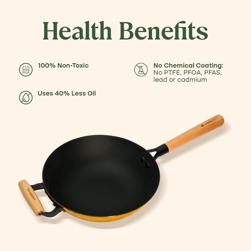 No. 10 Cast Iron Wok LITE (26cm)