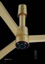 V-Guard INSIGHT-G with 5 Year Warranty BLDC Motor with Remote 1200 mm Ceiling Fan (5 Star | Imperial Gold | Pack of 1)