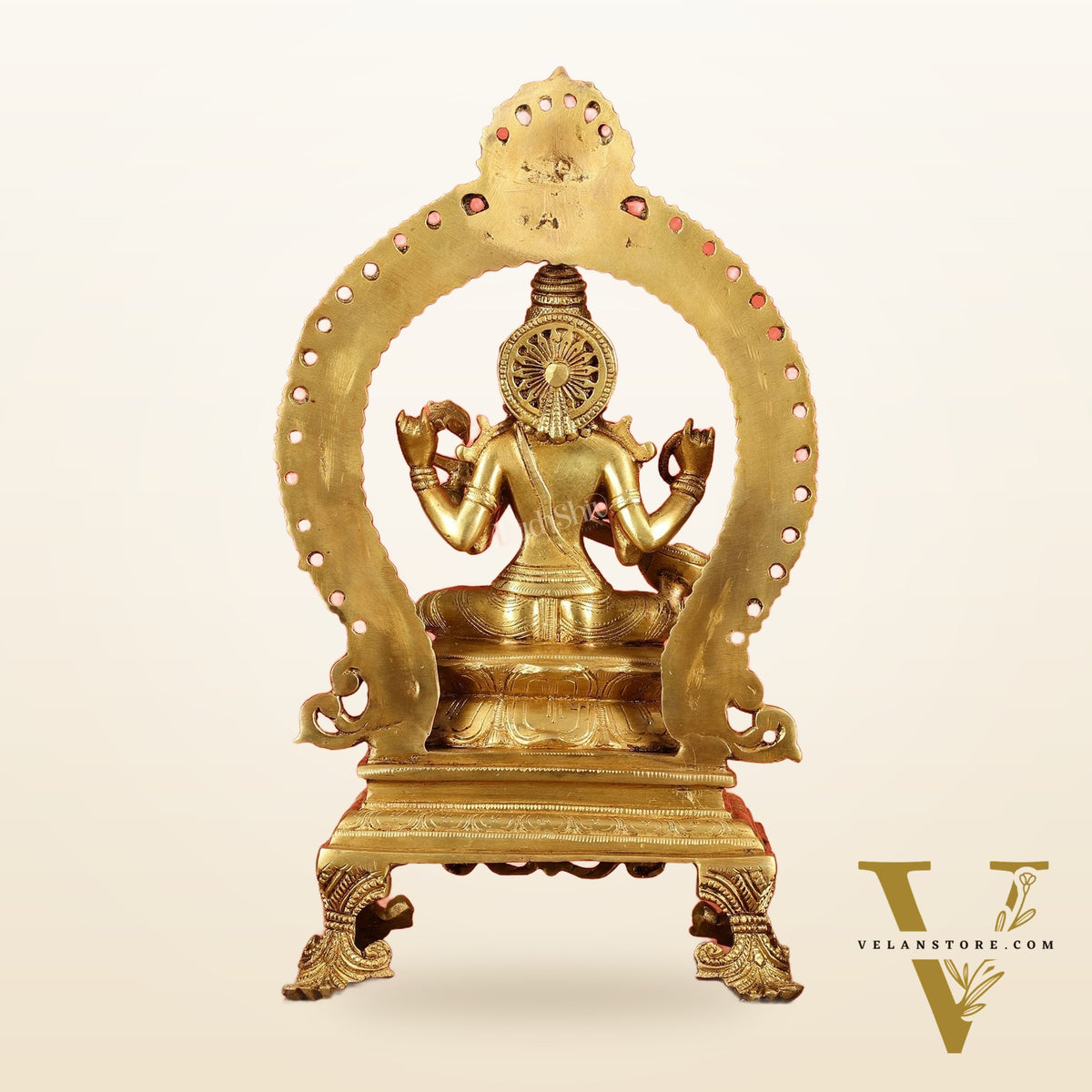 Inspiring Brass Saraswati Idol 15 inch