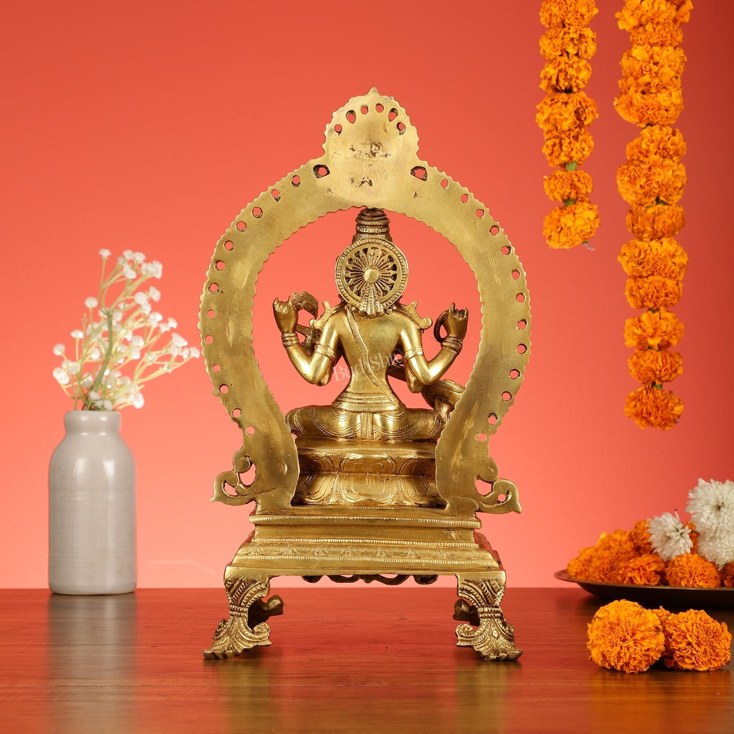 Inspiring Brass Saraswati Idol 15 inch