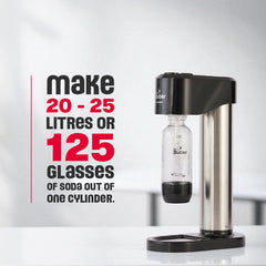 Instafizz Soda Maker – Jumbo Pack with 2 cylinders and 4 PET Bottles
