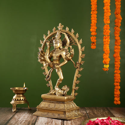 Brass Nataraja Statue | 18" Urdhava Tandava Pose
