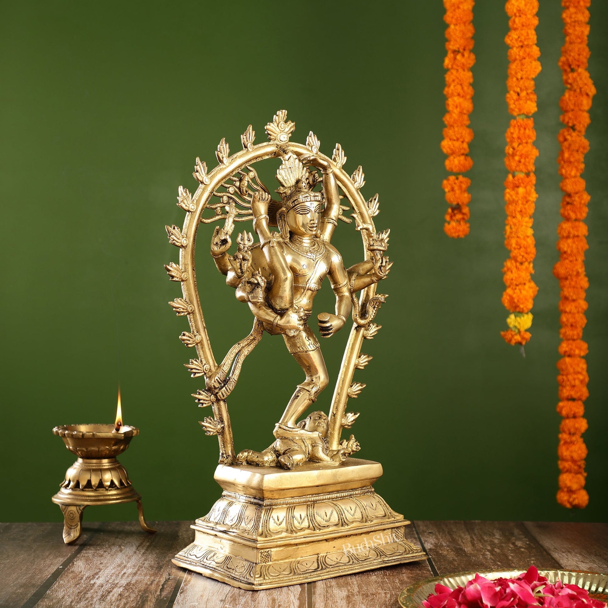 Brass Nataraja Statue | 18" Urdhava Tandava Pose