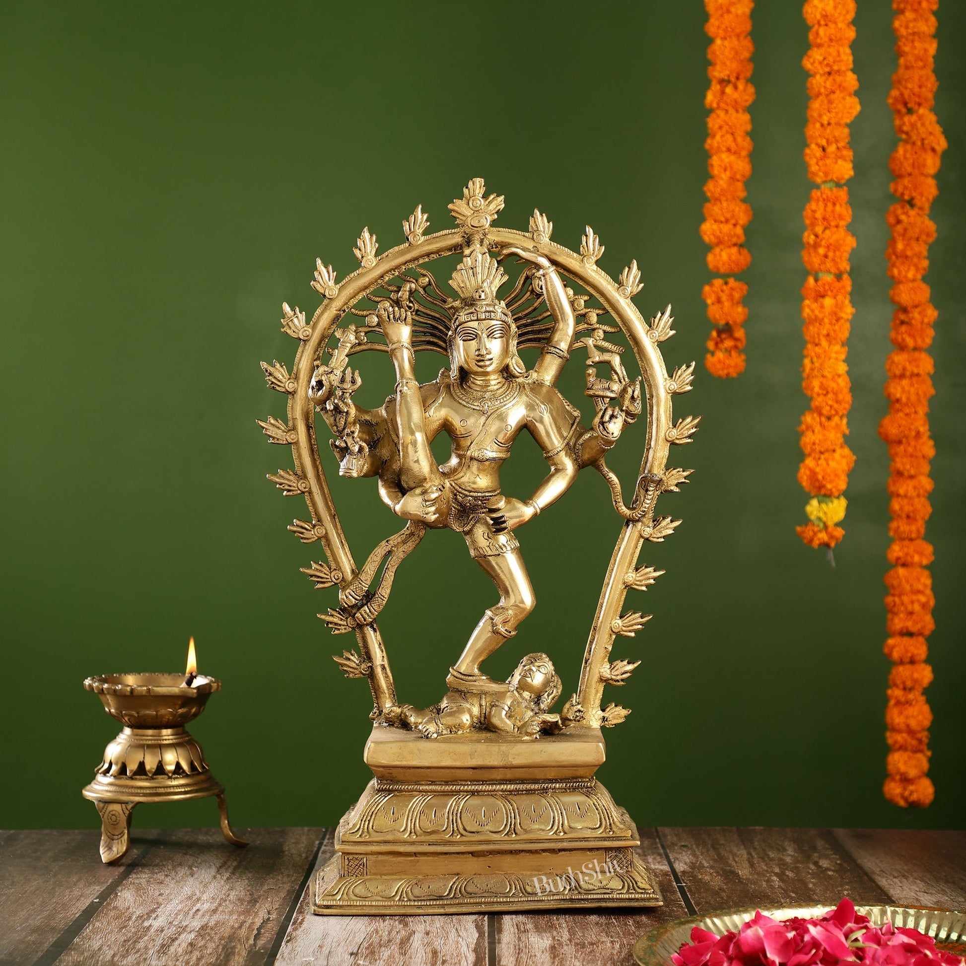 Brass Nataraja Statue | 18" Urdhava Tandava Pose
