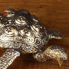 Intricate Superfine Brass Vastu Tortoise Showpiece