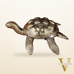 Intricate Superfine Brass Vastu Tortoise Showpiece