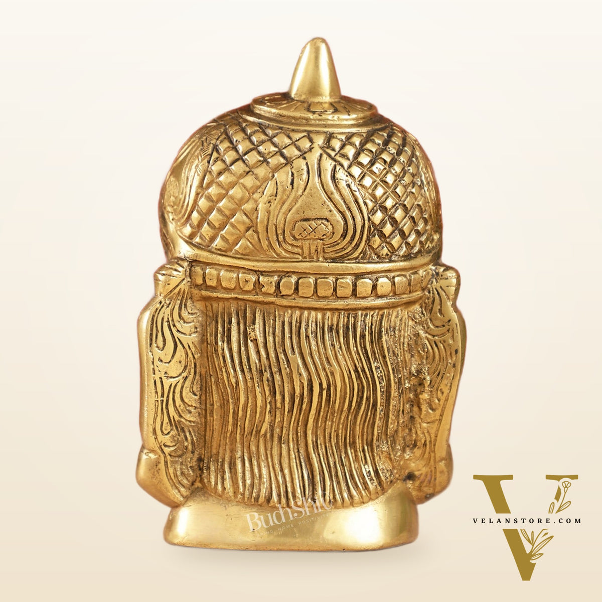 Intricately Handcrafted Brass Lord Hanuman Bust | 7.5"