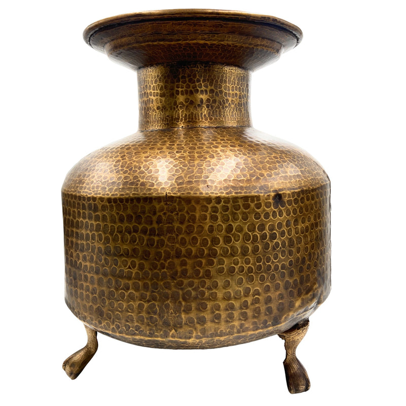 Bhunes Brass Antiques Planter Bowls | Decor Bowl | Pittal Ka Katora | Decorative Antique,Brown, 20 Inch, 1 Piece