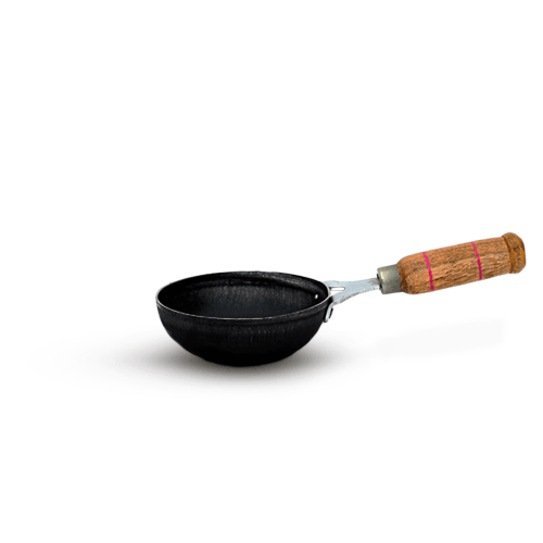 100% Pure Iron Kadai+ Fry Pan+ Tadka Pan, Cookware Set, Toxin-free,Naturally Non-stick,Pre-seasoned