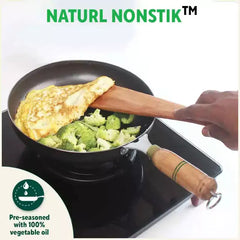100% Pure Iron Cookware Set: Tawa+ Fry Pan+ Wok, Toxin-free Sheet Iron, Pre-seasoned, Induction & Gas, Kitchen Set for Home, Free ₹799 Kadai