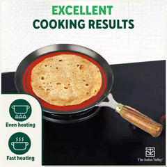 100% Pure Iron Cookware Set: Kadai+ Tawa+ Fry Pan, Toxin-free Sheet Iron, Pre-seasoned, Induction & Gas, Kitchen Set for Home, Free ₹400 Tadka Pan
