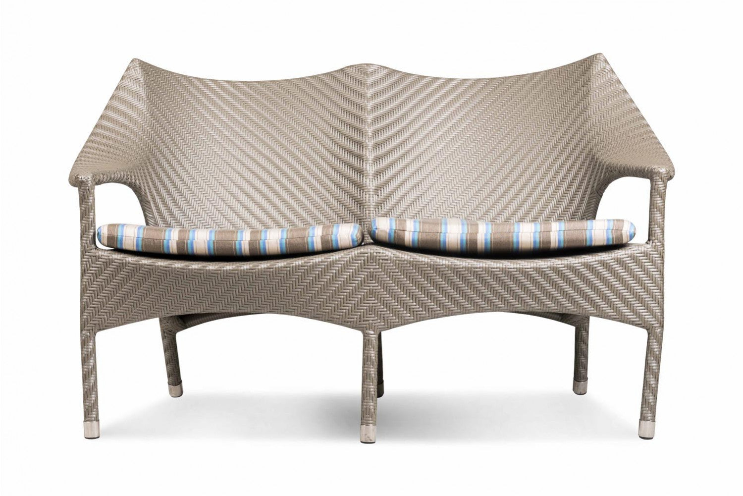 María Outdoor Sofa Set 2 Seater , 2 Single seater and 1 Center Table (Beige)