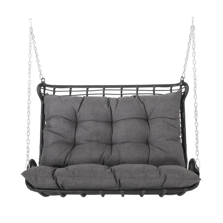 Edris Double Seater Hanging Swing Without Stand For Balcony , Garden Swing