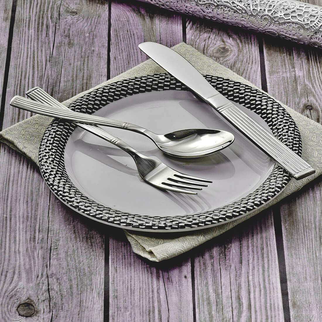 Stainless Steel 18 PCS Cutlery set New Stribes