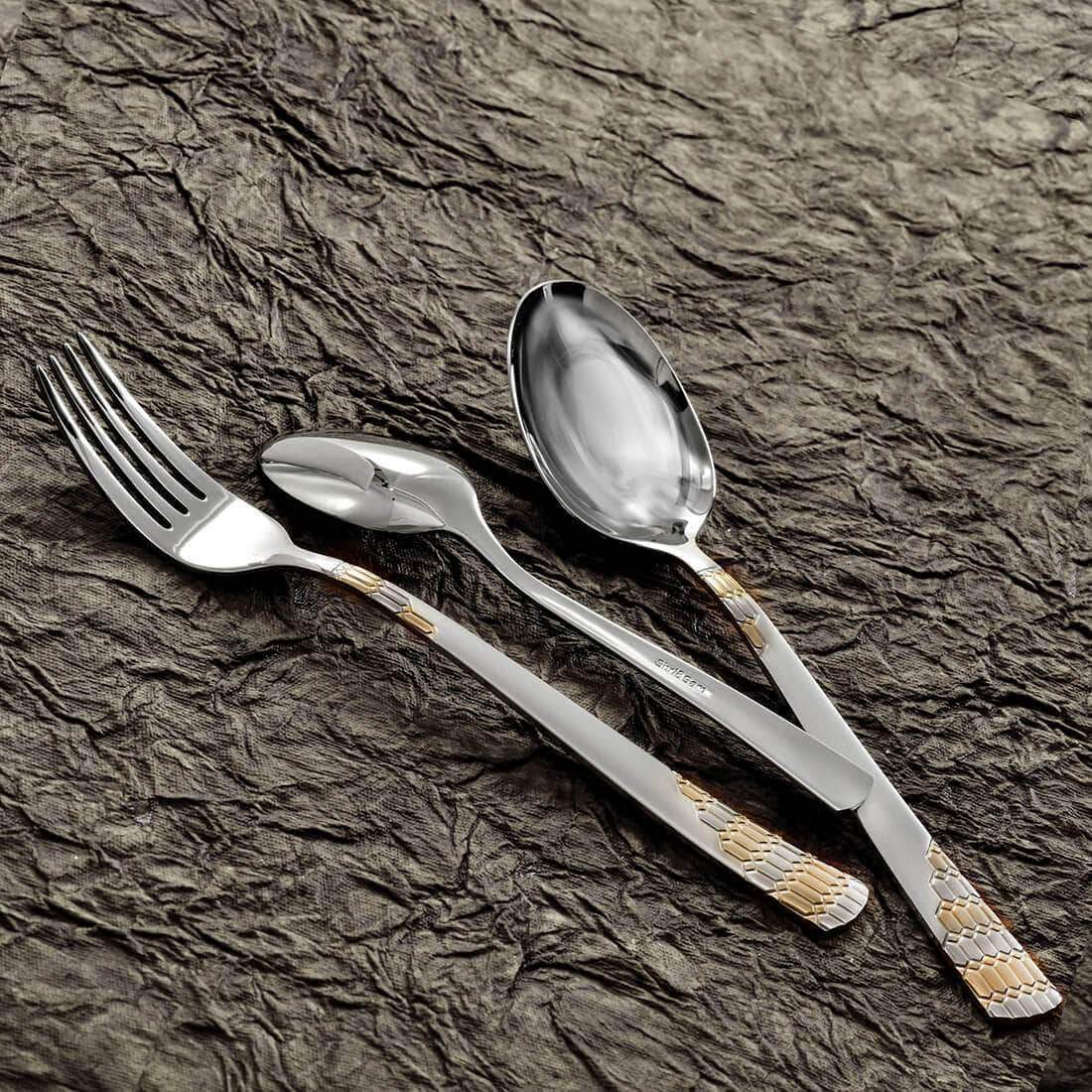 Stainless Steel 18 PCS Cutlery Set (without knife) Lavish