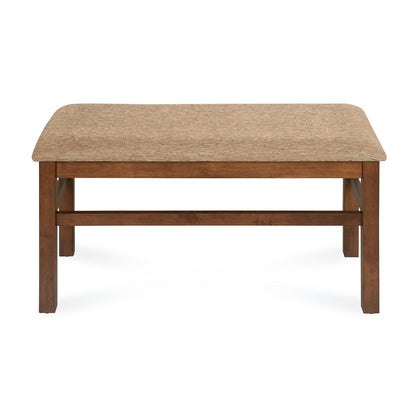 Nilkamal Jewel Multi Use Medium Sitting Bench for Living Room | Dining Room (Walnut)