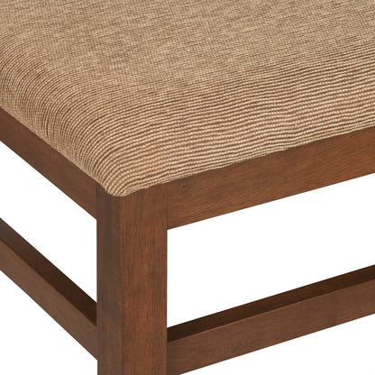 Nilkamal Jewel Multi Use Medium Sitting Bench for Living Room | Dining Room (Walnut)