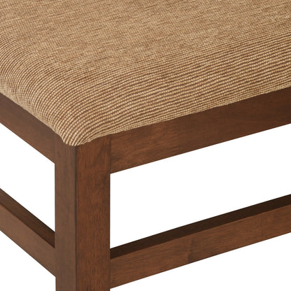 Nilkamal Jewel Multi Use Long Sitting Bench for Living Room | Dining Room (Walnut)