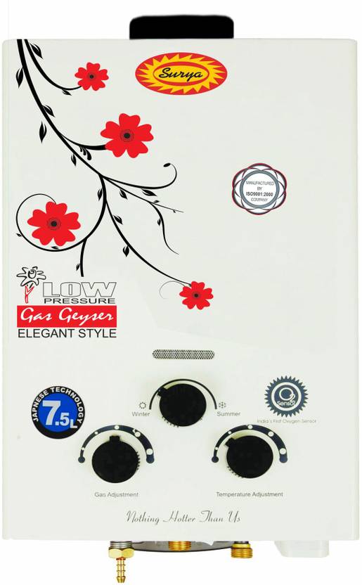 Surya JSD-12-20-04-7L 7.1 L Instant Water Geyser