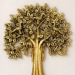 Brass Kalpvriksha Wall Hanging (13.5 Inch)