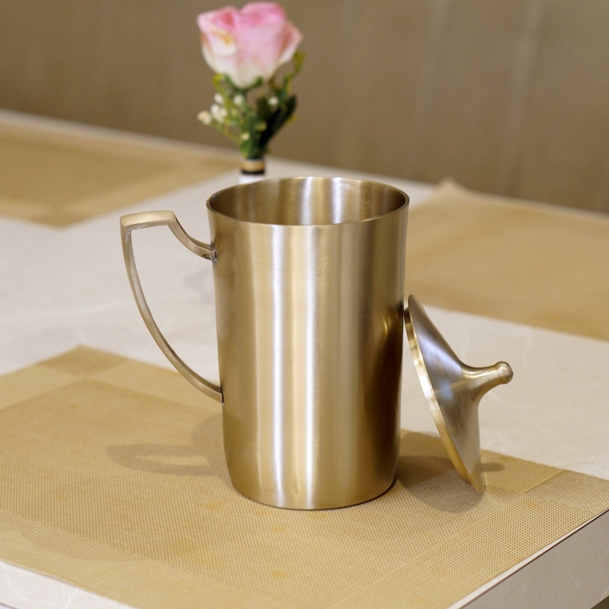 Kansa Jug/Pitcher with Matte Finish