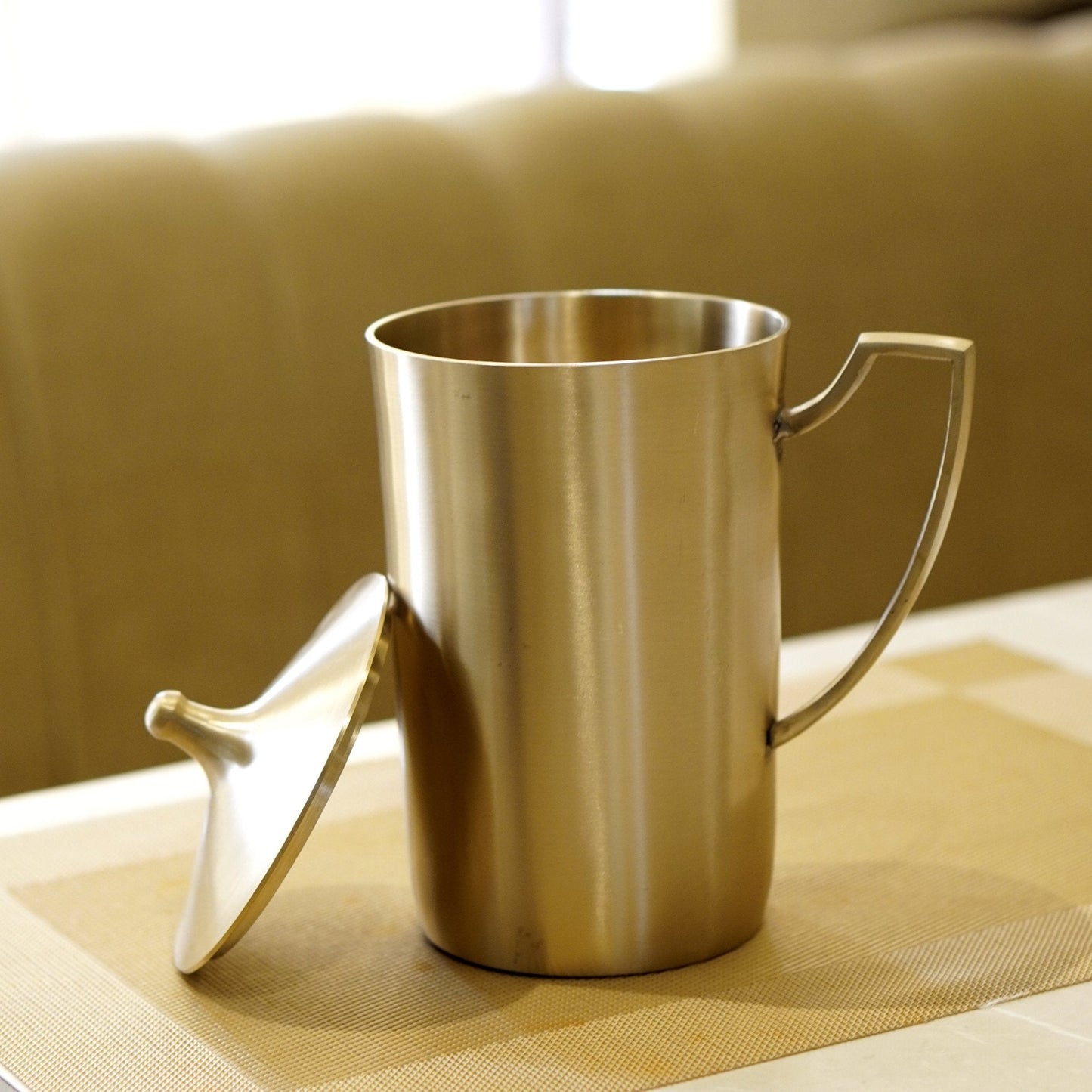 Kansa Jug/Pitcher with Matte Finish