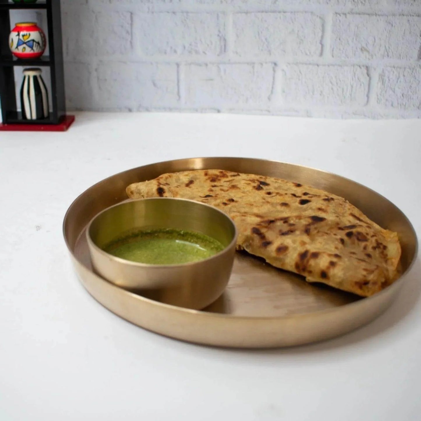 Kansa Thali Matt Finish