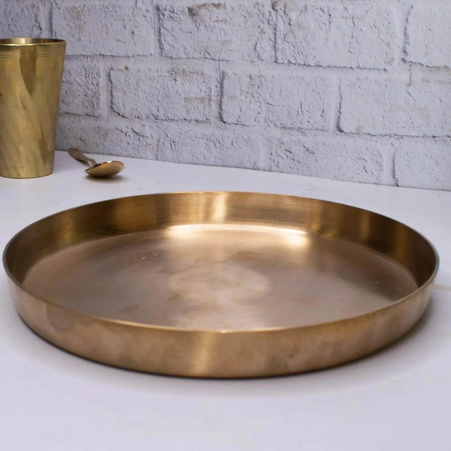 Kansa Thali Matt Finish